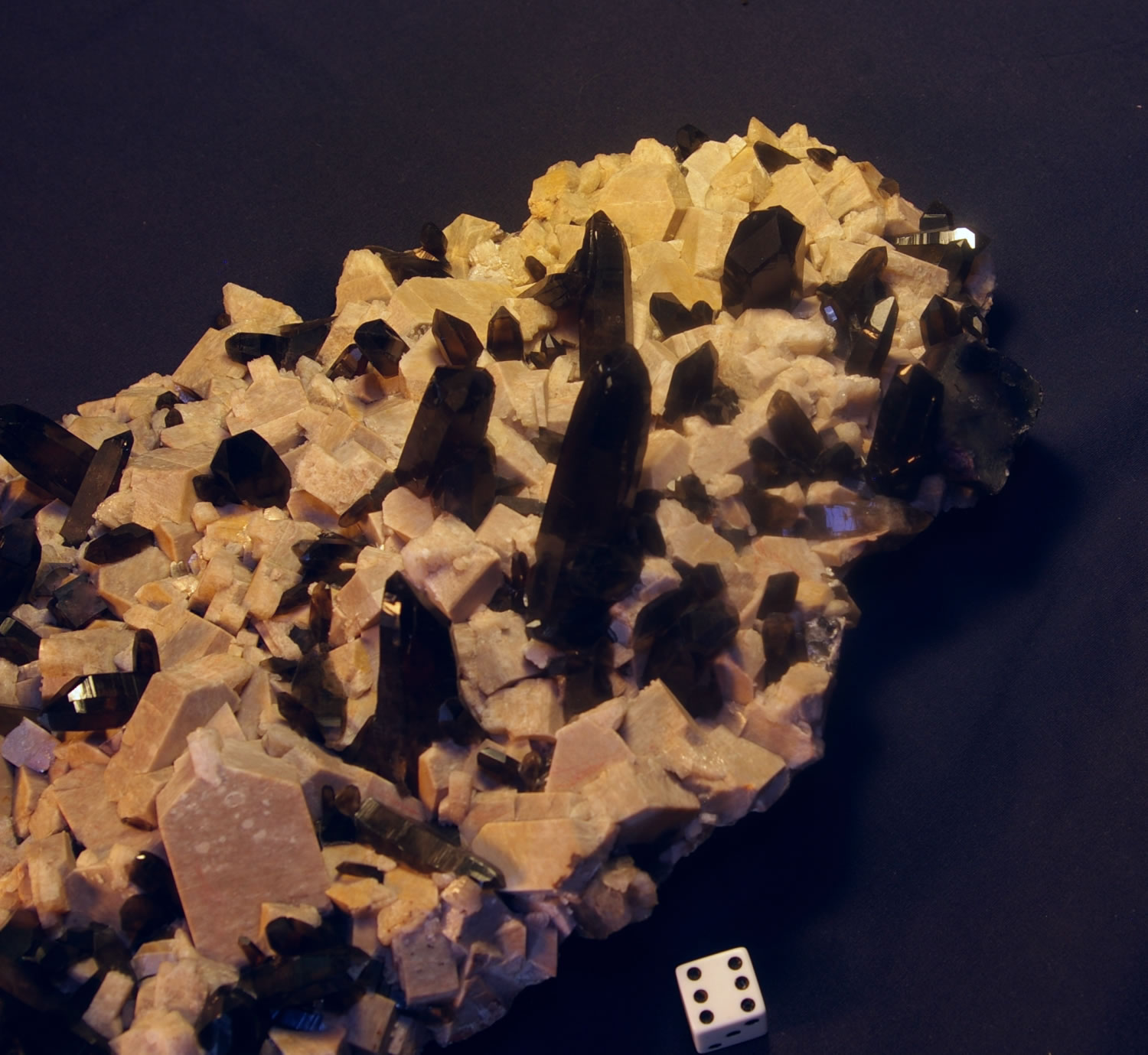 smoky quartz fluorite